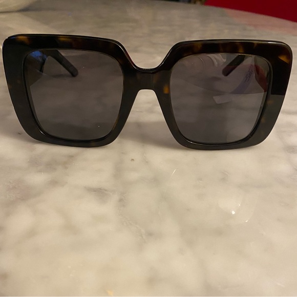 SOLD NWT Authentic Dior Wildior S3U Geometric Sunglasses Dark Havana/Gray Solid - Picture 9 of 14